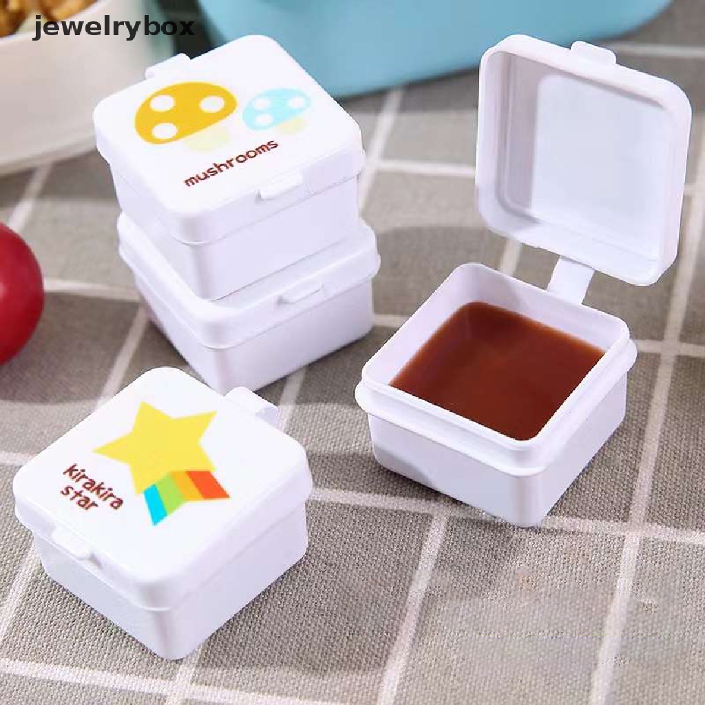 [jewelrybox] 4pcs Botol Bumbu Kecap Mini Salad Dressing Wadah Sauce Bottle Butik