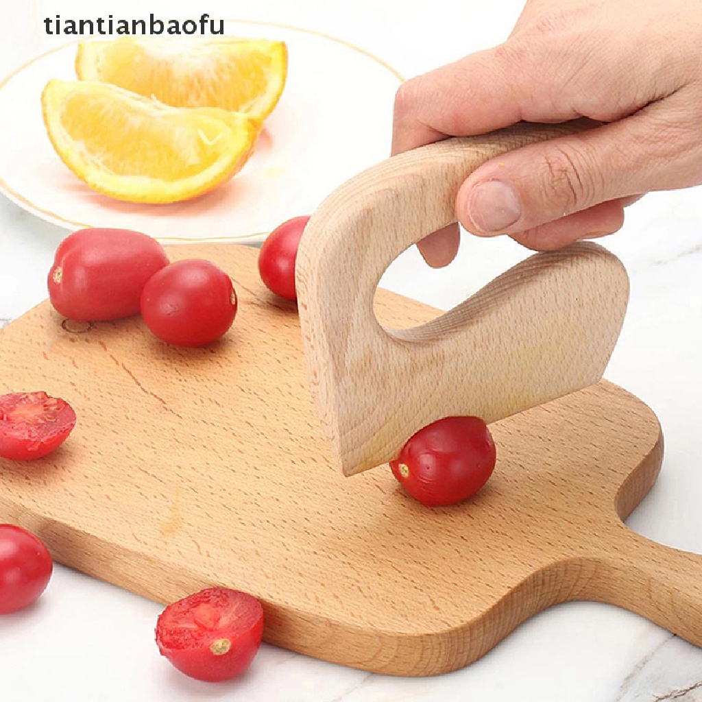 [tiantianbaofu] 1pc Mainan Memasak Anak-Anak Aman Cutg Buah Sayur Chopper Butik