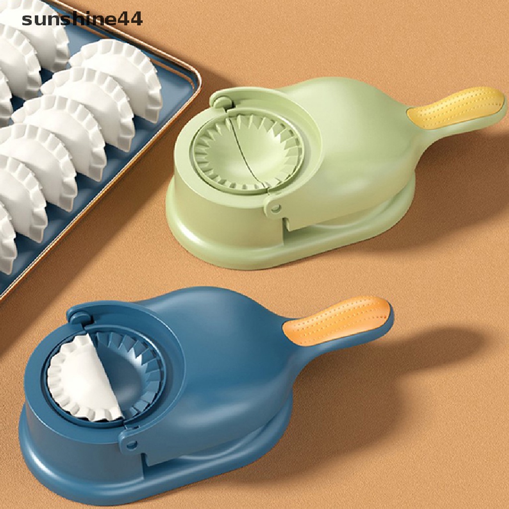 Sunshine Set Alat Penekan Adonan 2in1 Dengan Rolling Dumpling Maker Manual Press Tools ID