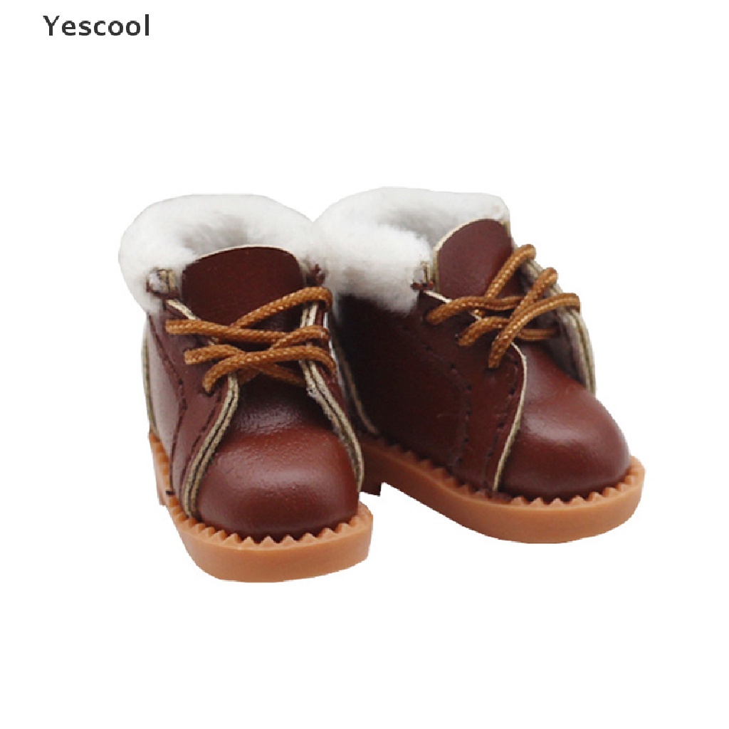 Yescool Ob11 DOD 1per12 Bjd Sepatu Boneka Kaos Kaki Casual Hand-made Sepatu Boneka Mini Boneka Akses ID