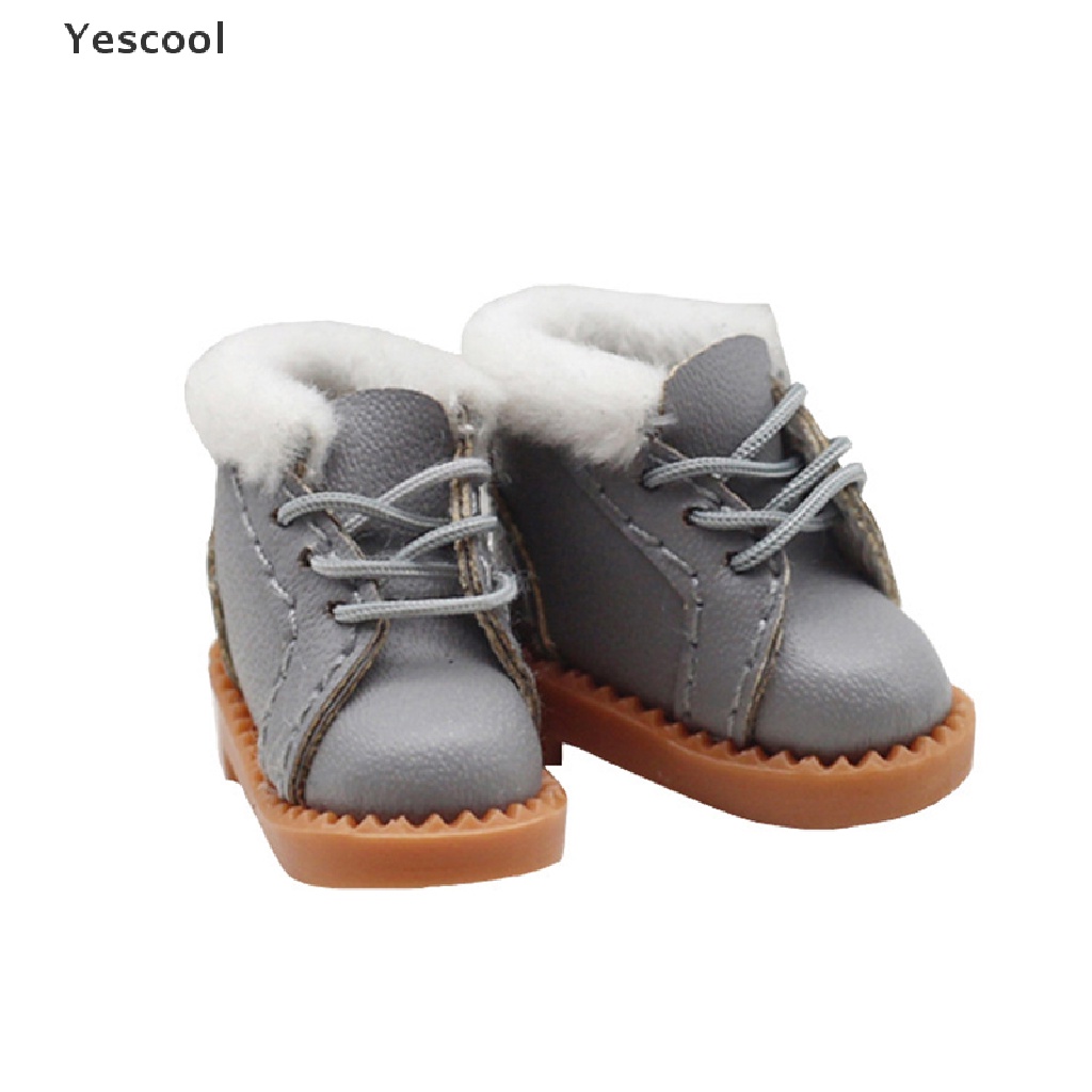 Yescool Ob11 DOD 1per12 Bjd Sepatu Boneka Kaos Kaki Casual Hand-made Sepatu Boneka Mini Boneka Akses ID