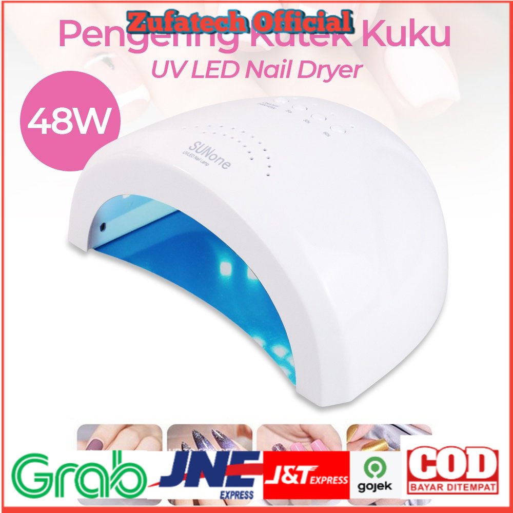 SUNONE Pengering Kutek Kuku UV LED Nail Dryer 48W - CN48W - White - 7RHR8KWH