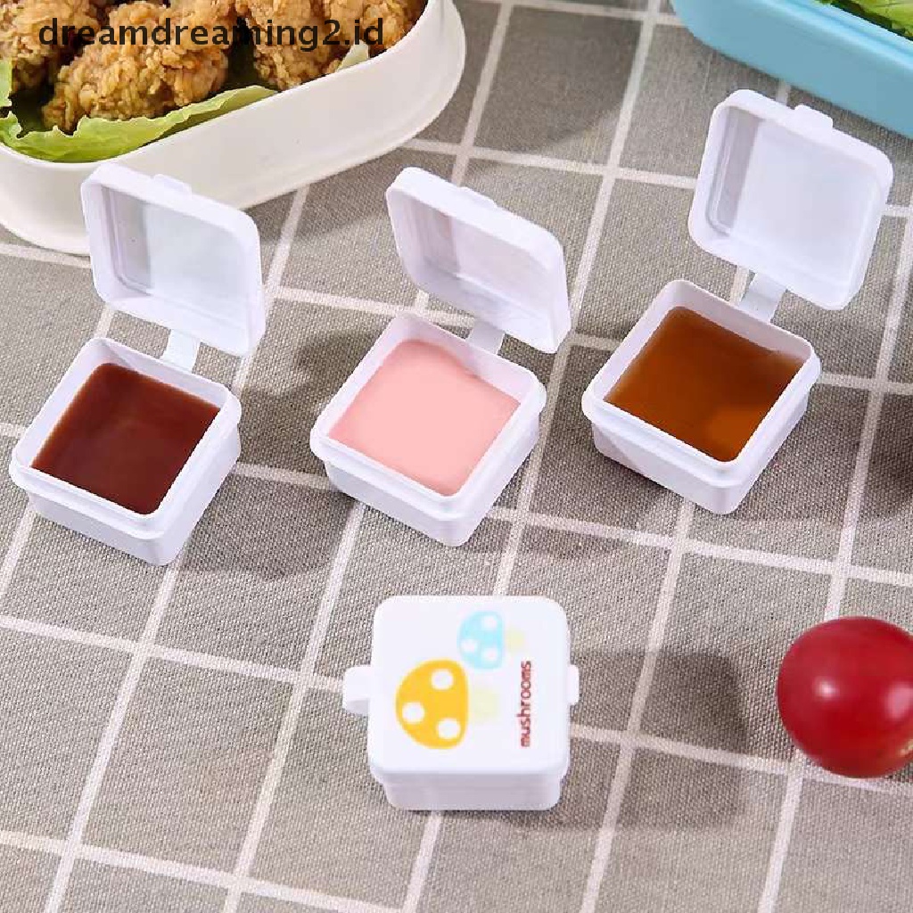 (hot) 4pcs Botol Bumbu Mini Kecap Salad Dressing Container Sauce Bottle//