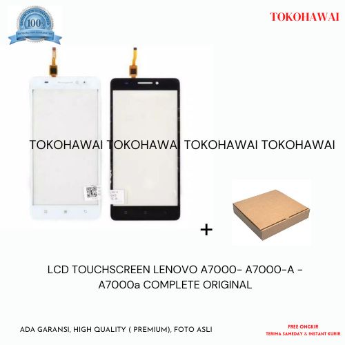 LCD TOUCHSCREEN LENOVO A7000- A7000-A - A7000a COMPLETE ORIGINAL