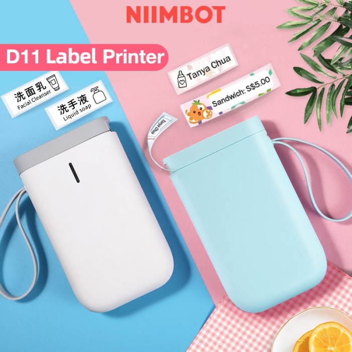 D11 Niimbot Thermal Label Printer Bluetooth Portable - D11 PINK