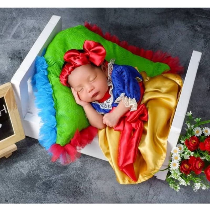 BAJU SNOW WHITE / NEWBORN & ANAK / KOSTUM DRESS SNOW WHITE