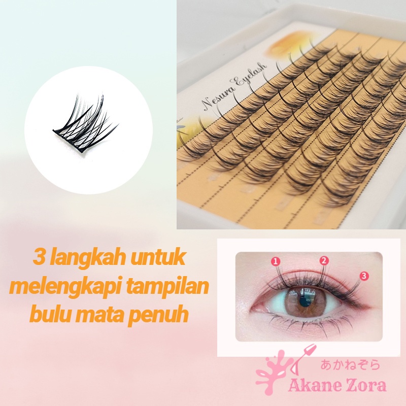 Bulu Mata Palsu Natural / Bulu Mata Tanam Natural / Paket Eyelash Extension Set / False Eyelash / Lem Bulu Mata