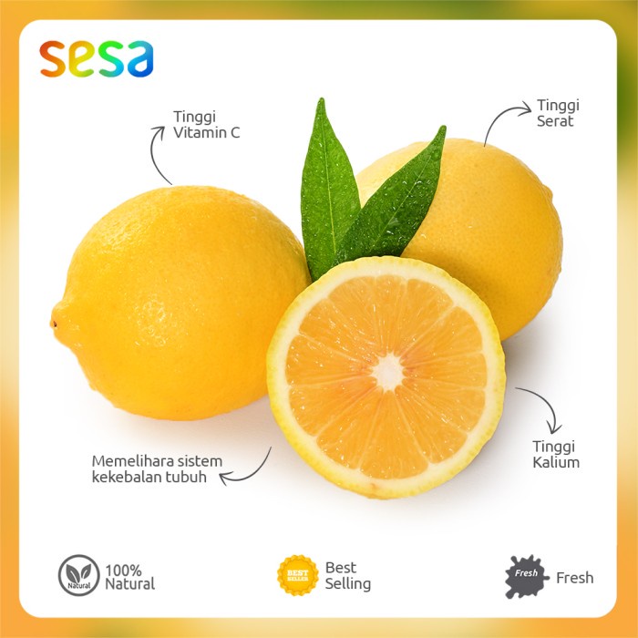 

✨NEW✨ -Jeruk Lemon Import 1 kg- 2.2.23