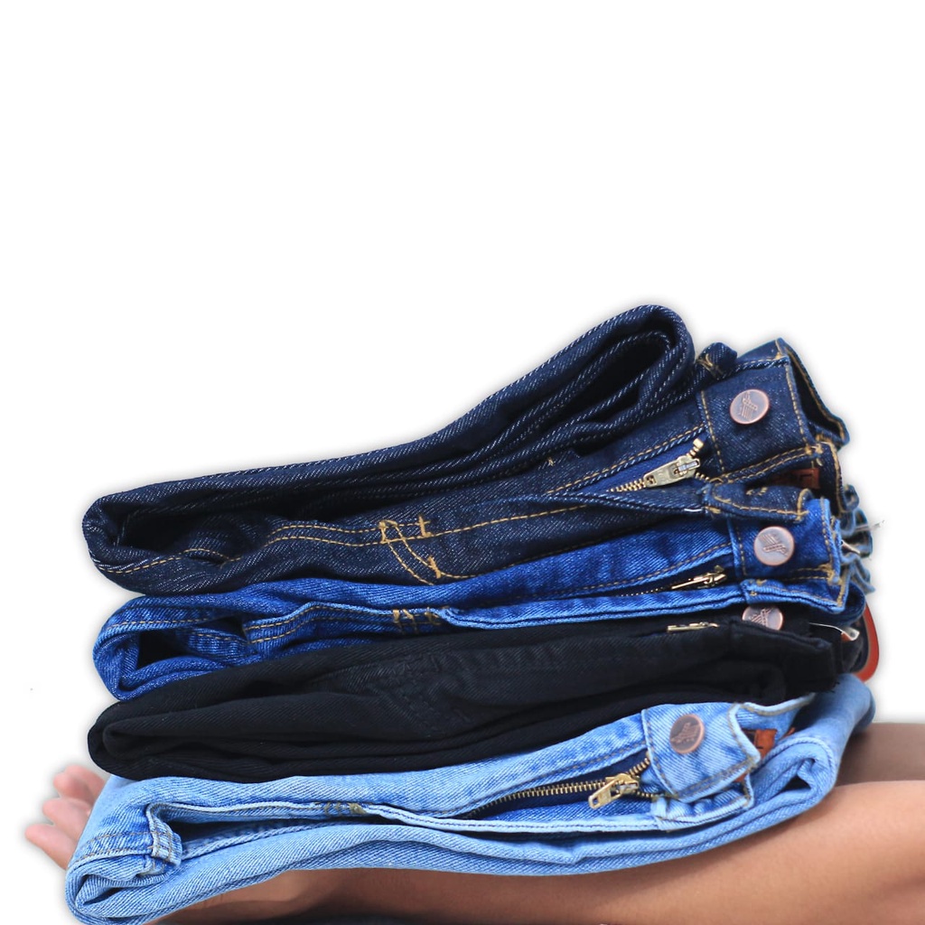 Celana Panjang Pria Jeans Denim Tebal Kekinian - Rassel Official