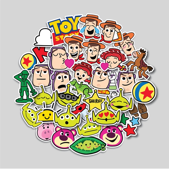 

STK- STICKER PACK TOYS STORY | STICKER TUMBLER | STIKER LAPTOP KOPER HELM