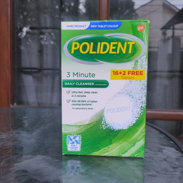 Polident Cleanser - 18 tablet