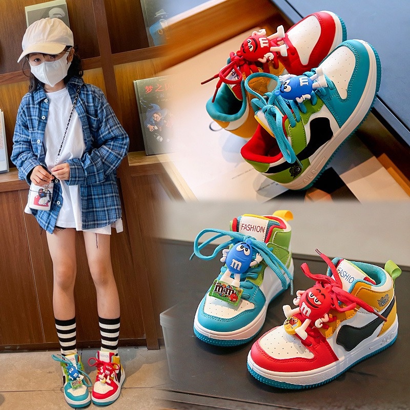 SH2306 Sepatu Sneakers Anak TK PAUD SD Casual Anak Sepatu Anak Laki Laki dan Perempuan Import Sepatu Kets Anak Sepatu Tali Anak Sepatu Anak Import Harga Termurah Size 26-37