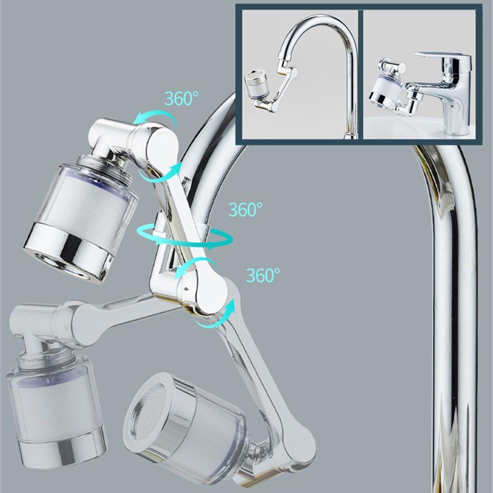 TOP Kran Dapur Universal1080° Faucet Extender Bubbler Head Penjernih Air