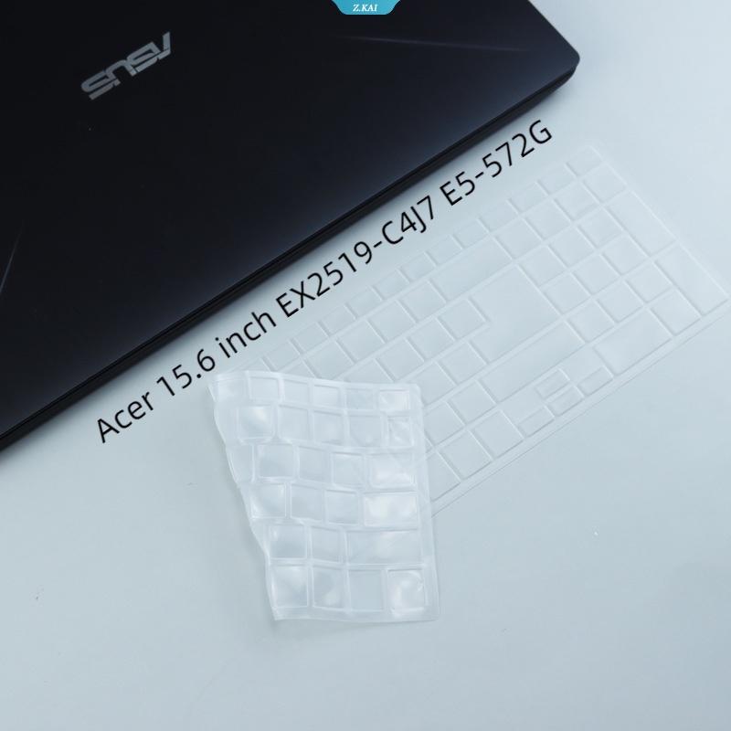 Cover Keyboard Laptop Untuk Model Acer 15.6 Inch EX2519-C4J7 E5-572G Silikon Anti Air Pelindung Kulit Penutup Debu Laptop [ZK]