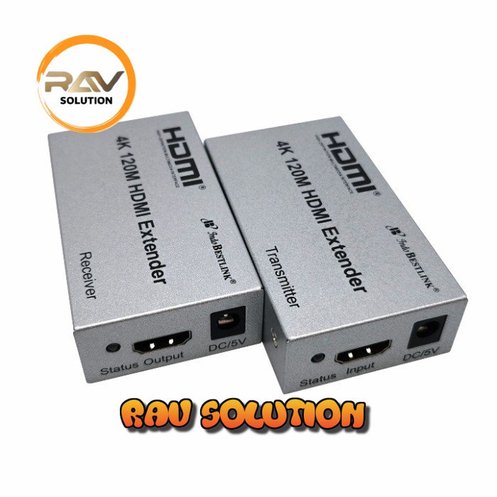 HDMI EXTENDER UP TO 120M / HDMI OVER ETHERNET MAKSIMAL 120METER - SET A