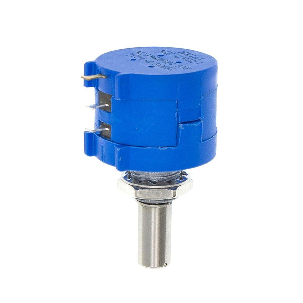 Populer 2pcs 3590S-2-103L Potensiometer Tahan Lama100 200 500 ohm 10ring Ketahanan Yang Dapat Disesuaikan