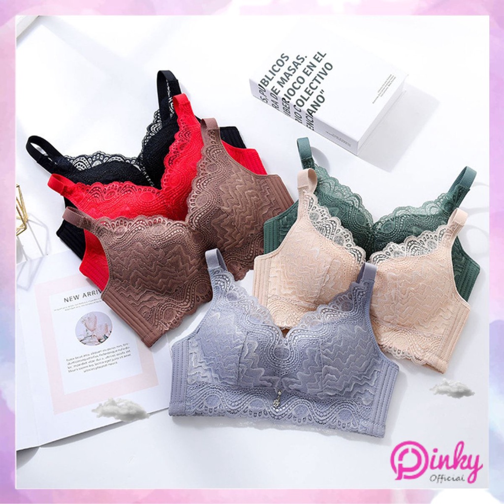 Pinky Bra Women Bra BH Wanita Push Up Busa Tipis 9035