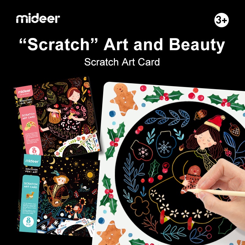 

Mideer Scratch Art Card