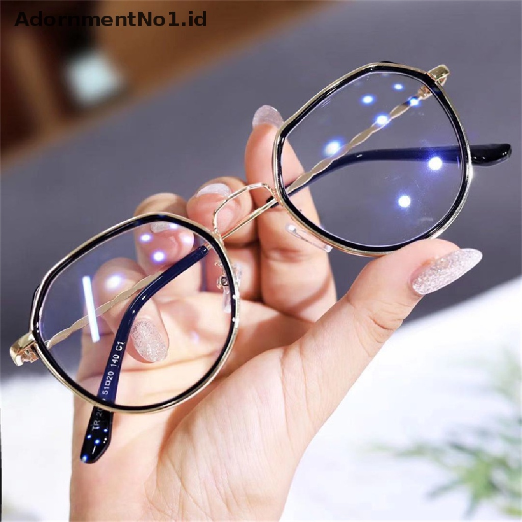 [AdornmentNo1] Kacamata Hitam ANTI BLUE LIGHT CLEAR Komputer FASHION RETRO FASHION [ID]