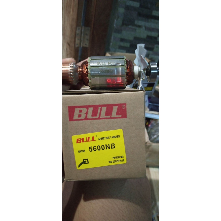 Angker armature Bull 5600NB for mesin serkel makita 6 inch