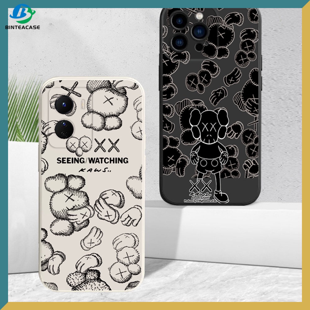 Redmi Note 12 11S 11 Pro Redmi 10C 10A 9C 9T Note10 5G Note 10S Note 9s Poco F4 F4 GT M3 Pro X3 Pro NFC Case KAWS Sesame Street Silikon Lembut Full Perlindungan Binteacase