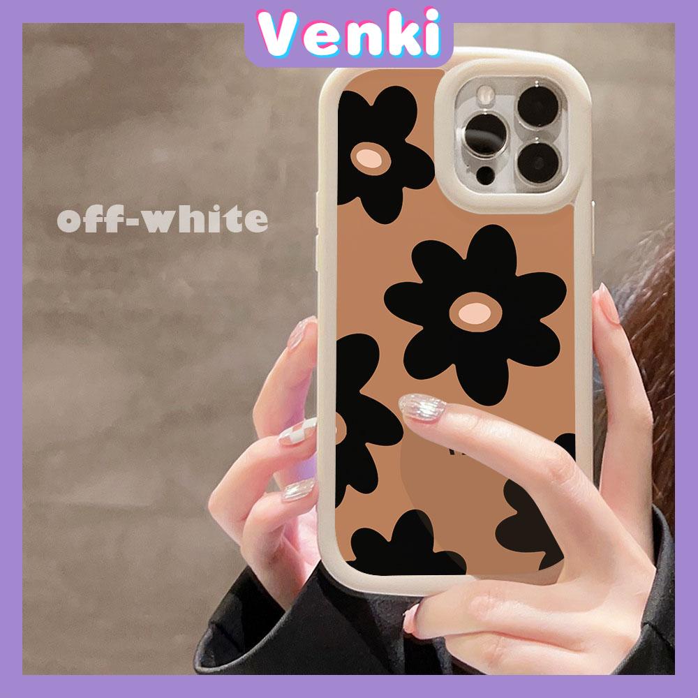 Case fo iPhone 11 Pro Max TPU Soft Case Frosted Bubble Case Black White Cute Flowers Camera Protection Shockproof For iPhone 14 13 12 11 Plus Pro Max 7 Plus X XR