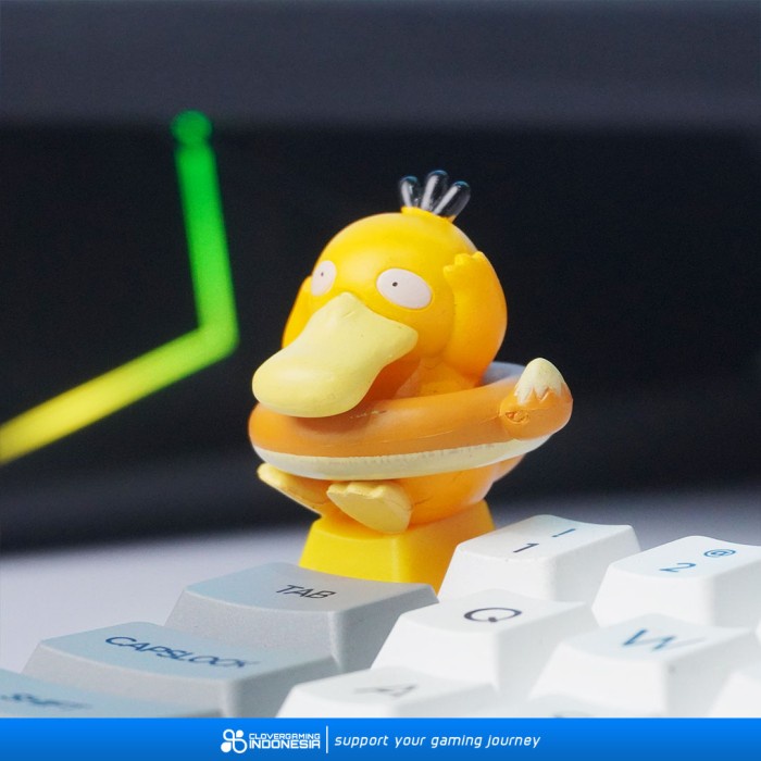 Keycaps CLV Psyduck Lifebuoy Artisan Keycaps for Mechanical Keyboard