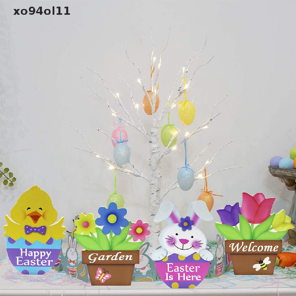 Xo Easter Spring Ornamen Paskah Dekorasi Perlengkapan Pesta Anak Hadiah OL