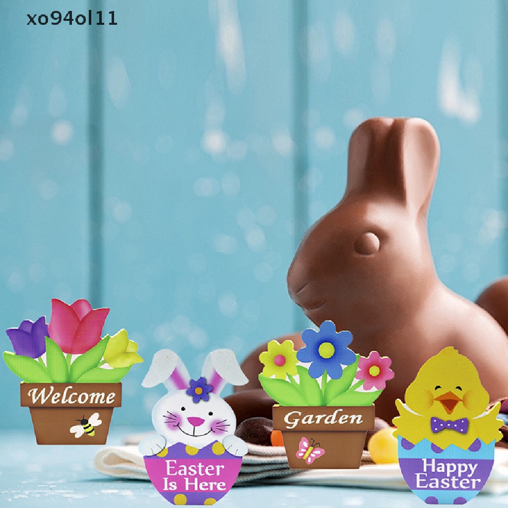 Xo Easter Spring Ornamen Paskah Dekorasi Perlengkapan Pesta Anak Hadiah OL