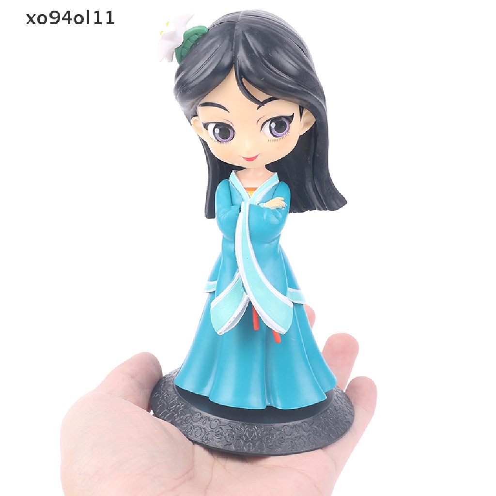 Xo 14 cm Disney Princess Mulan Q Posket Action Doll Kue Baking Dekorasi Mainan OL