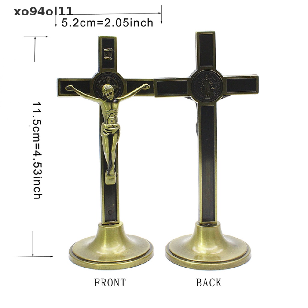 Xo Relik Gereja Yesus Di Stand Salib Dinding Rumah Dekorasi Kapel Salib Antik OL