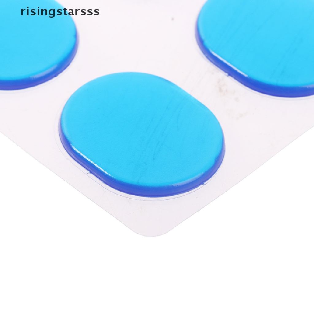 Rsid Span-new 6Pcs Pieces Drum Damper Gel Pads Silikon Drum Peredam Suara Untuk Drum Tone Control  Sepatu Jelly