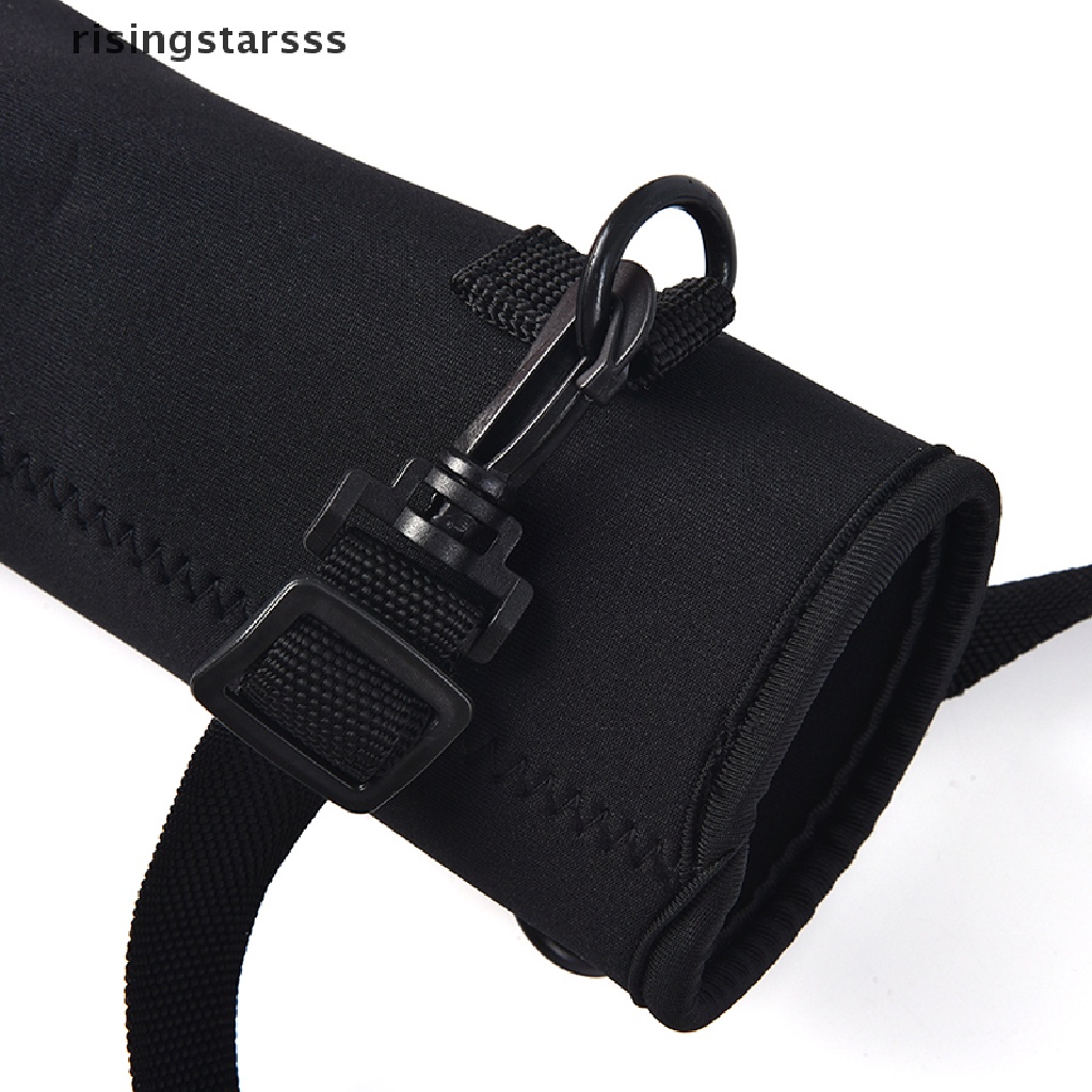 1x Neoprene Water Bottle Carrier Insulated Cup Holder Dengan Strap Jelly