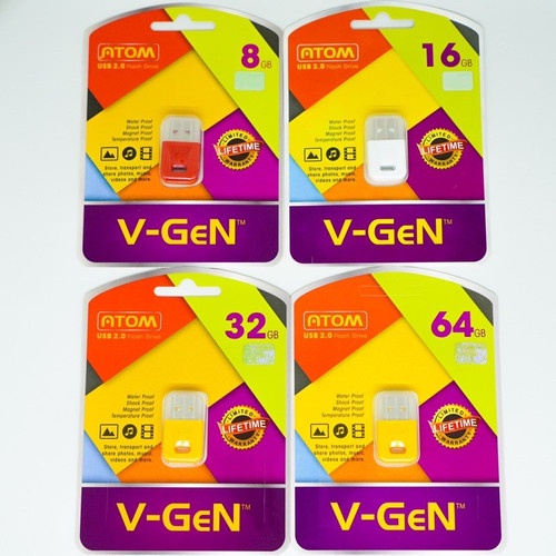 BOP FLASHDISK V-GEN ATOM USB VGEN 8GB 16GB 32GB 64GB FLASH DISK VGEN ORIGINAL