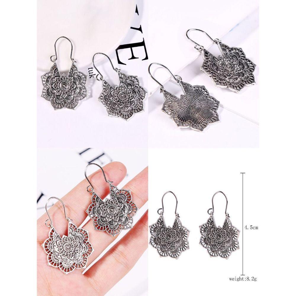 Lily Earrings Set Perhiasan Teardrop Wanita Klip On Hoop Menjuntai Earrings Sets