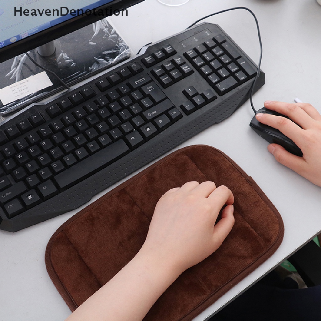 [HeavenDenotation] 1pc Ultra Memory Cotton Keyboard Pad Lembut Anti-slip Pergelangan Tangan El Mat Pad HDV