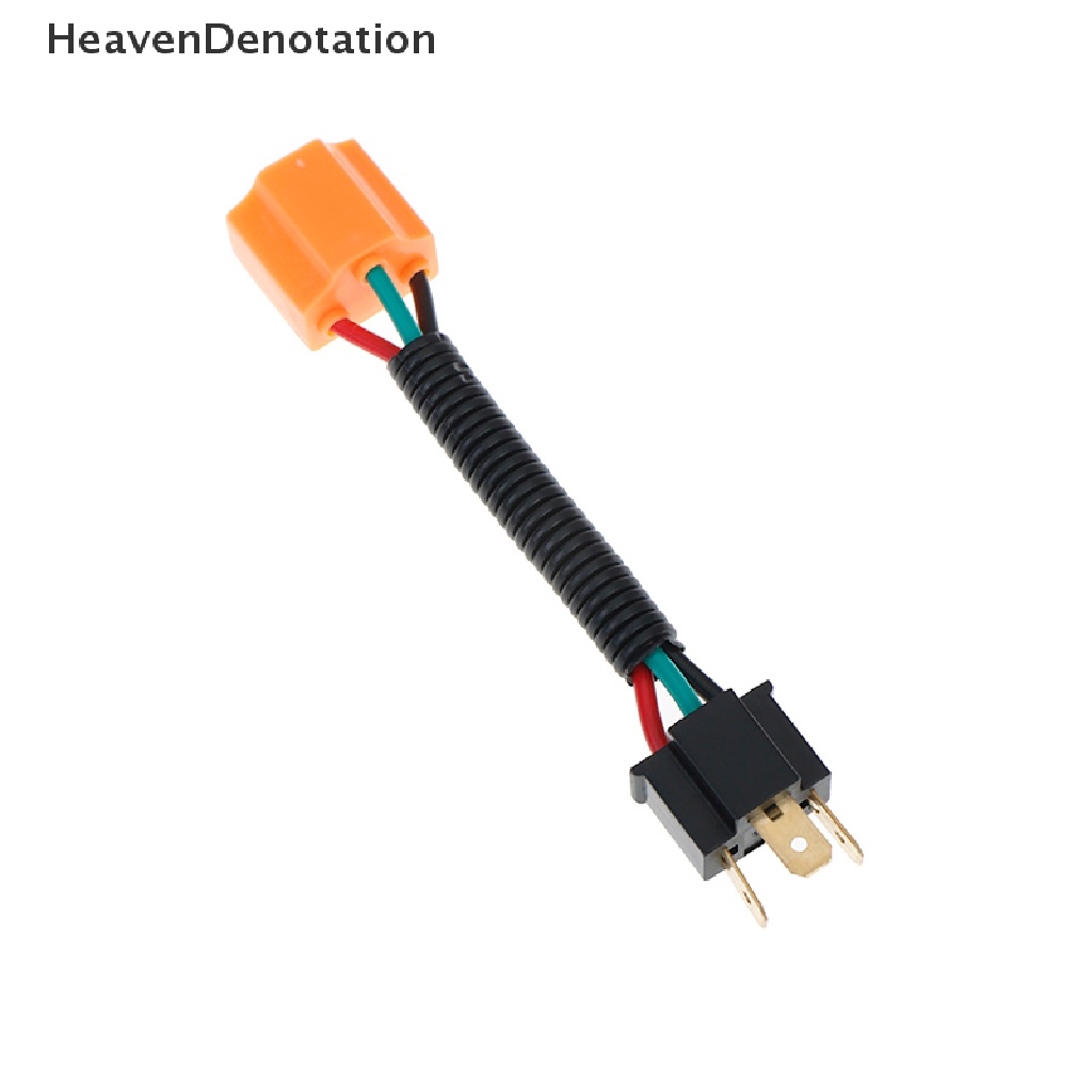 [HeavenDenotation] H4 Bohlam Lampu Kepala Soket Keramik plug connector wiring harness HDV