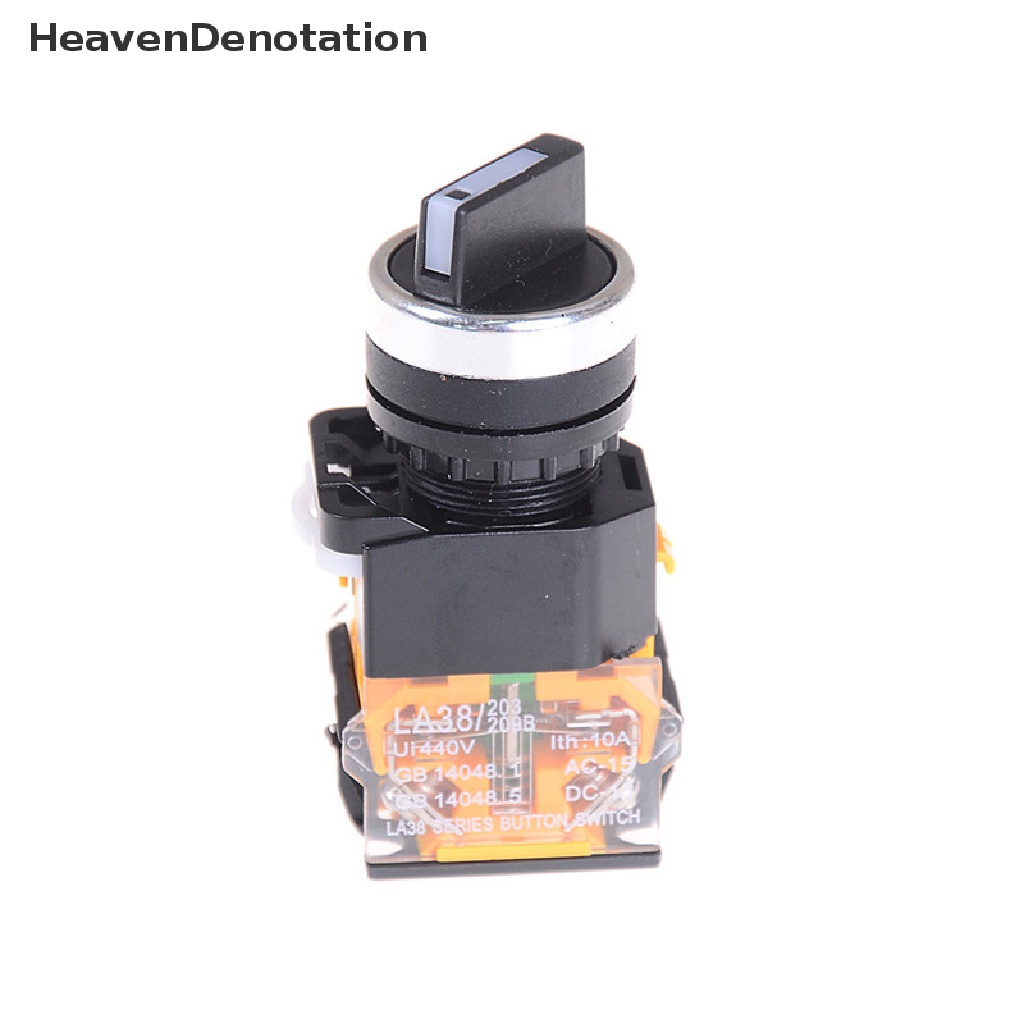 [HeavenDenotation] 2posisi NO NC Terawat Selector Switch Saklar Putar LA38-11X2 HDV