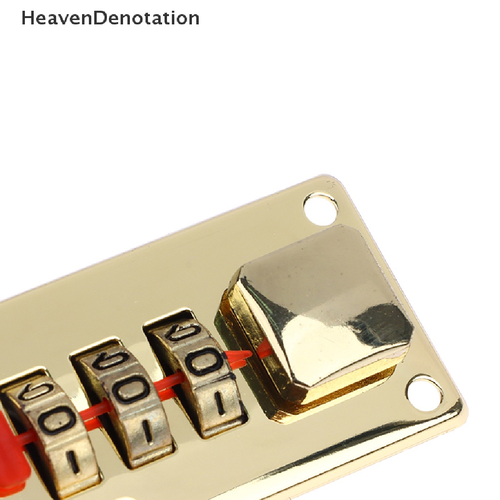 [HeavenDenotation] Password Lock Latch Silver Coded Lock Retro Vintage Kotak Perhiasan Gift Case HDV