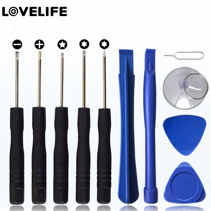 Hot Sale /6 /10 /11In1 Alat Reparasi Handphone/Obeng Pembuka Set Untuk iPhone iPad Laptop/Komputer Bongkar Hand Tool Kit/Spudger Pry Opening Tool Disassemble Tools