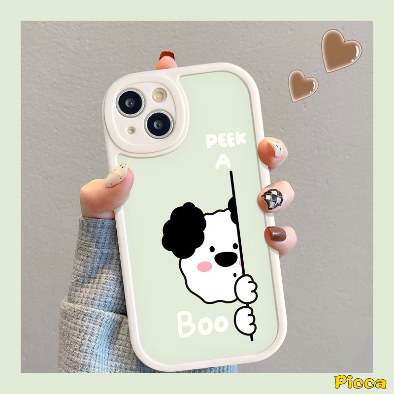 Case Pasangan Untuk Infinix Note8 Smart5 6panas11 10s 11s 10 9 Bermain 10T Panas10 Lite 10T 10T 11 10s 11s Lucu Kartun Beruang Puppy Pelindung Lensa Lembut Tpu Penutup Belakang