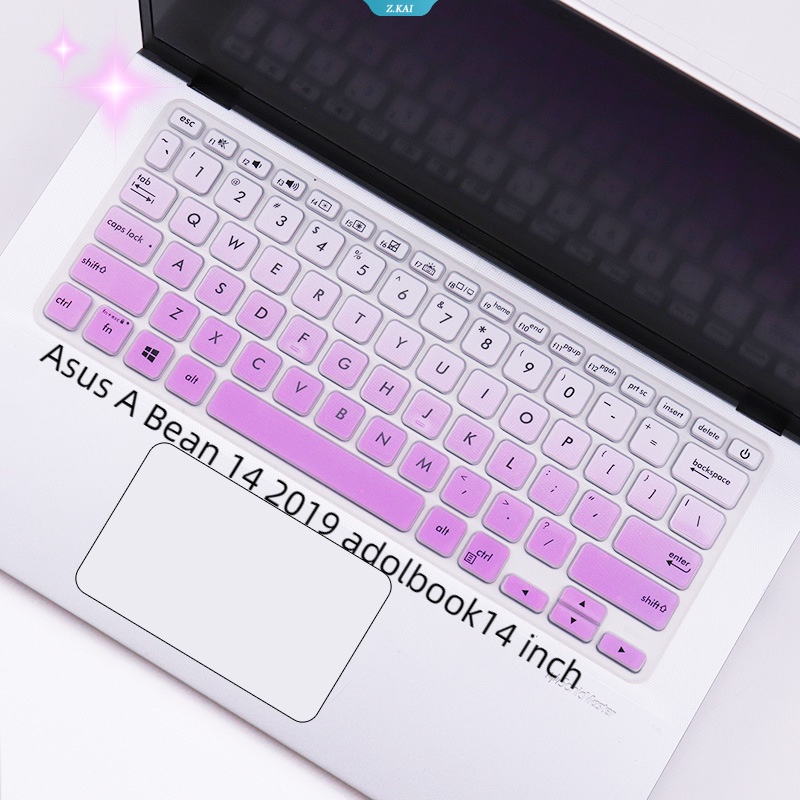 Pelindung Keyboard Bahan Silikon Anti Air Untuk Asus Kacang14 2019 Adolbook14 Inch Aksesoris Laptop [ZK]