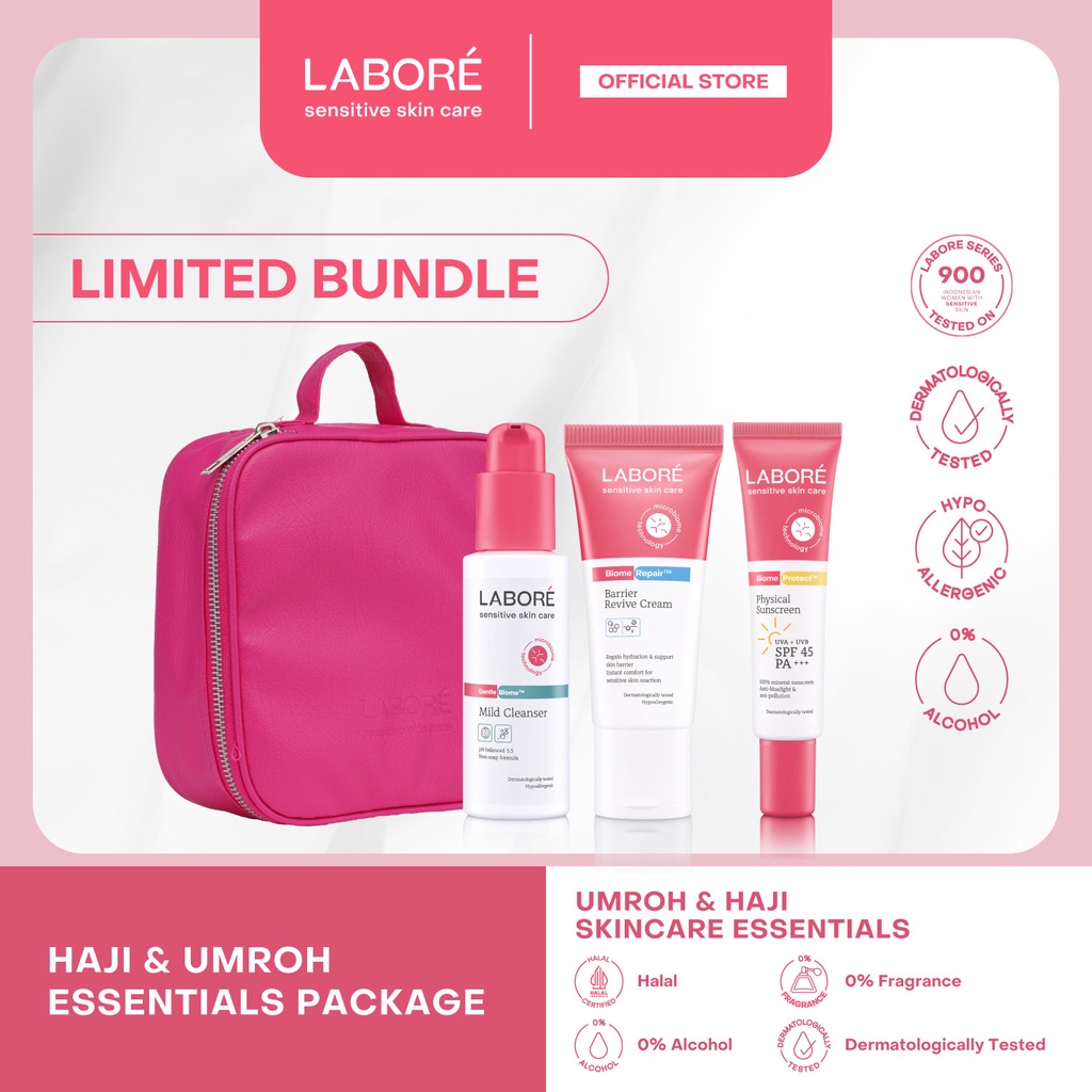 Labore Sensitive Skin Care Haji &amp; Umroh Essential Package