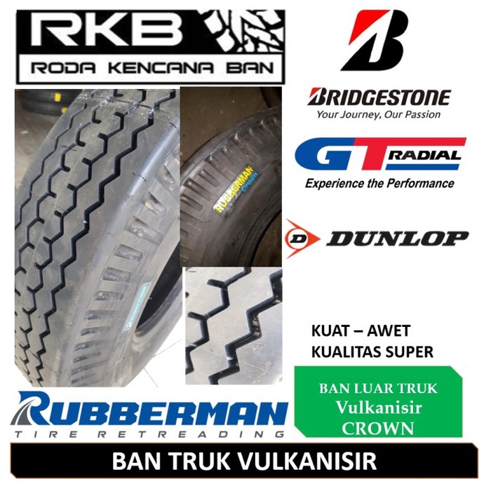 BAN Truk MURAH 700-16 VULKANISIR Bridgestone GT KUALITAS CROWN Terbaik