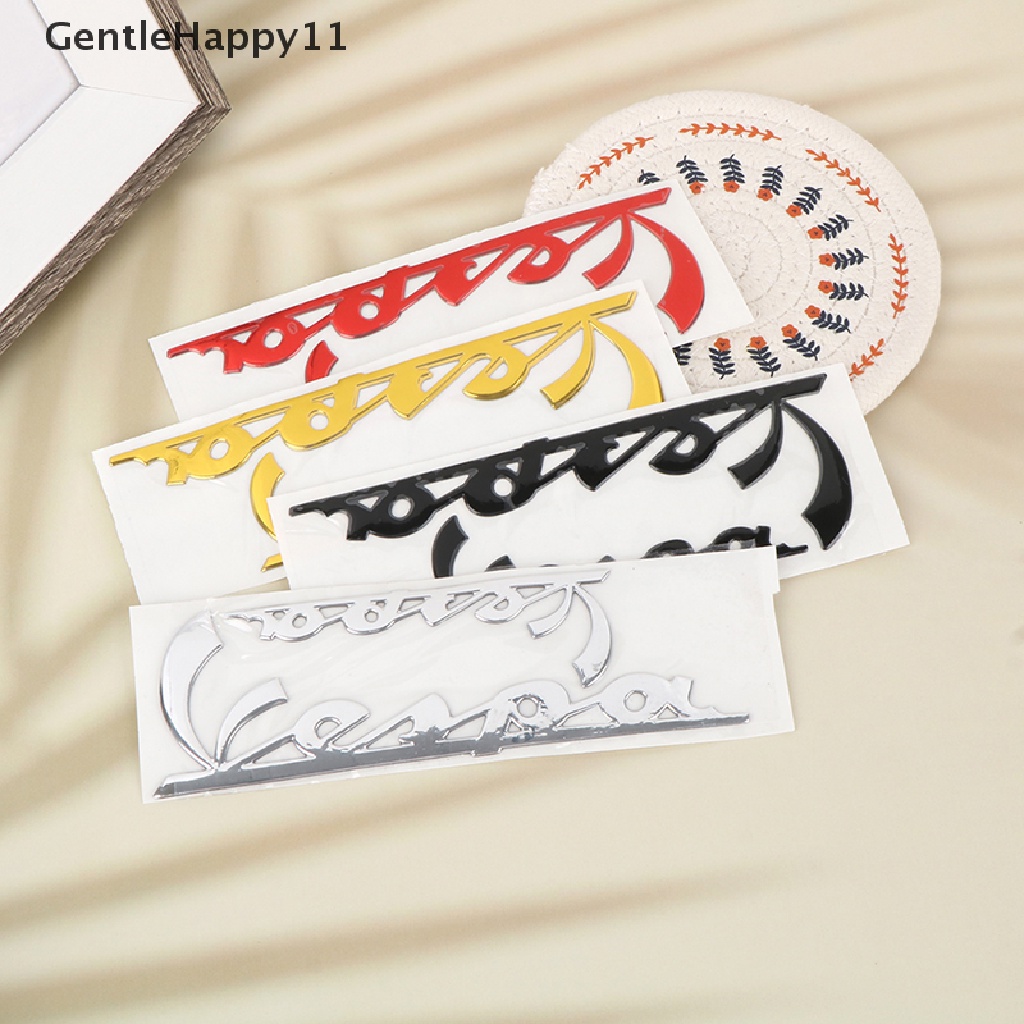 Gentlehappy Emblem Sticker Decal 3 Dimensi Untuk Vespa GTS300 GTV125 200 250 id