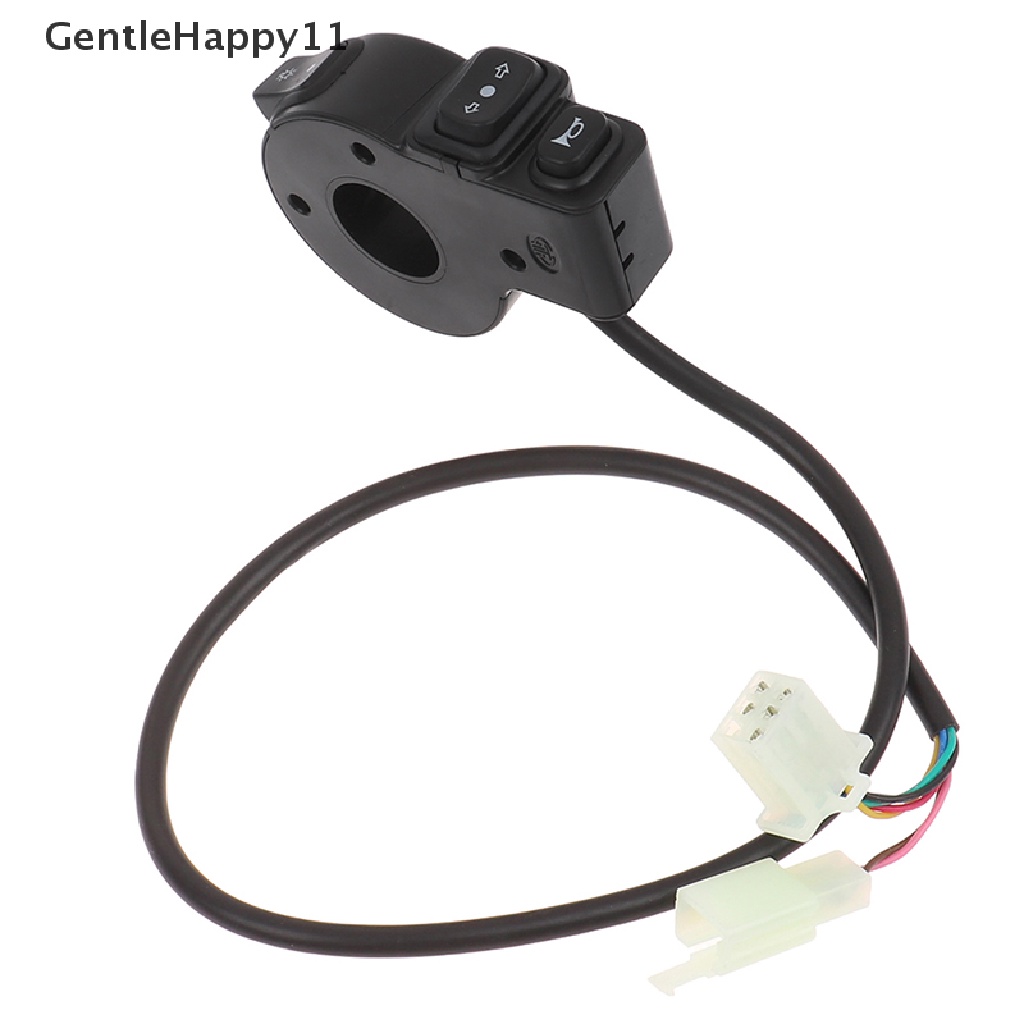 Gentlehappy Saklar 3in1 Motor Sepeda Elektrik Scooter Sein Tombol Klakson 22mm id