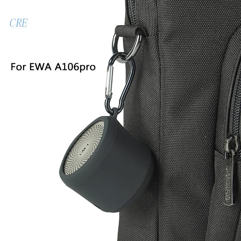 Cre Soft Silicone Bracket Deformable Bags Untuk EWA A106pro Speaker Carry Cases Speaker Cangkang Pelindung Dengan Logam Ho