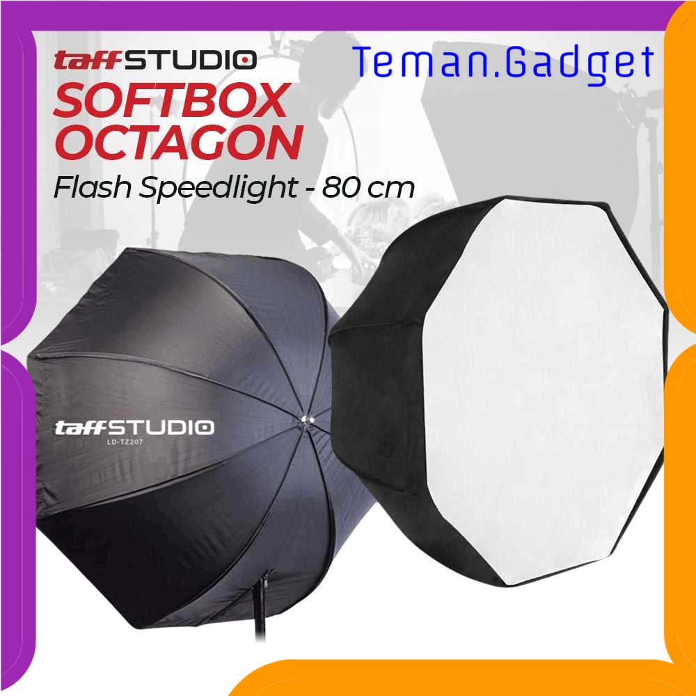 TG - KMR TaffSTUDIO Payung Octagon Softbox Flash Speedlight 80 cm - LD-TZ207