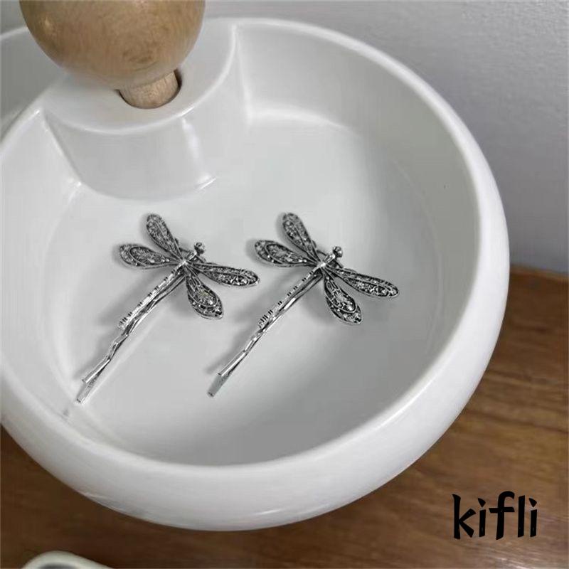 [KD] Messy Beauty Vintage Hairpin Dragonfly Hair Clip Sweet Aksesori Rambut