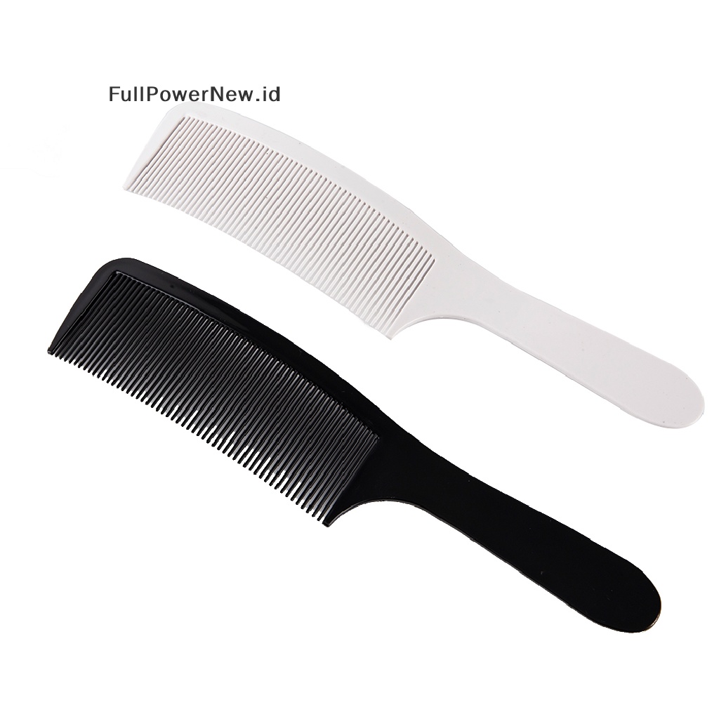 Power Curved Shaver Hair Clipper Cutg Comb Barber Flat Top Sisir Salon Anti Statis ID